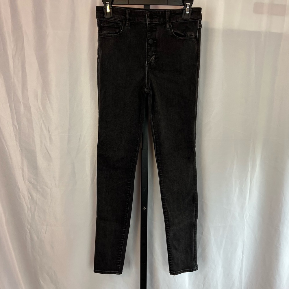 Abercrombie & Fitch Super Skinny High Rise Black Jeans, size 4 - Picture 1 of 5